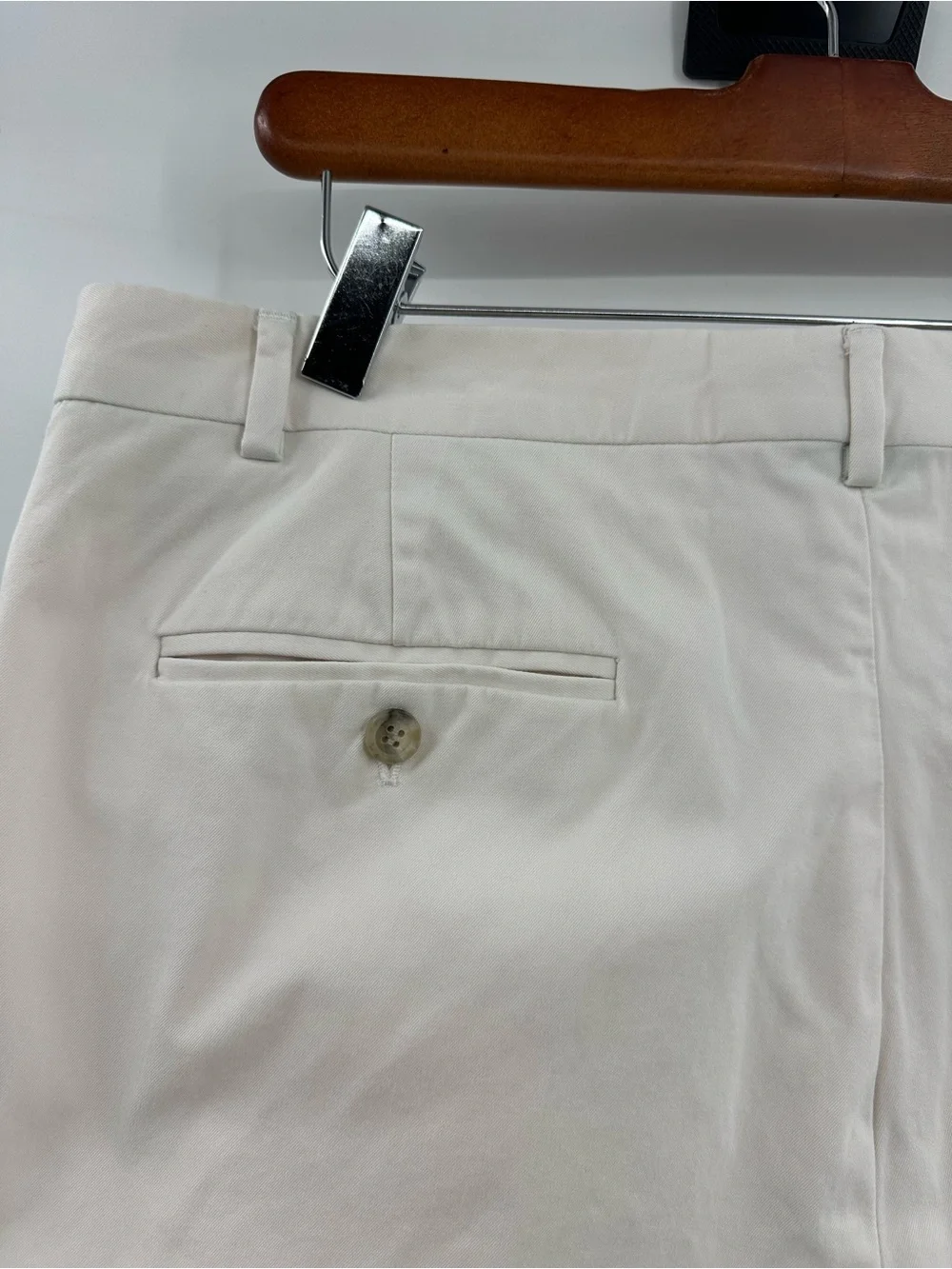 J. Crew Cream Pleated Chinos